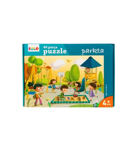 Eolo Parkta Eğitici Eğlenceli 40 Parça Puzzle