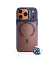 iPhone 17 Pro 6.3'' StandGuard MagSafe Kılıf + Lens Koruma Gece Mavisi