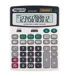 Bigpoint Hesap Makinesi 12 Hane (RPT)