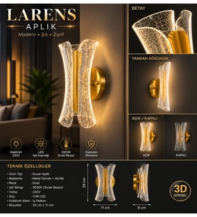 Larens Gold Aplik(25X10)
