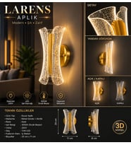 Larens Gold Aplik(25X10)