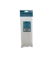 BEYAZ   3.6X200MM  PLASTİK CIRT KELEPÇE  100PCS (5343)