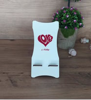 Love Sevgili Ahşap Telefon Standı Sevgiliye Sevgililer Günü Hediyesi