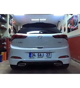 Hyundai İ20 Uyumlu Egzoz Görünüm Difüzör (Karışık)