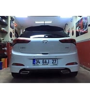 Hyundai İ20 Uyumlu Egzoz Görünüm Difüzör (Karışık)