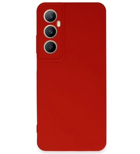 Newface Realme C65 Kılıf First Silikon - Kırmızı