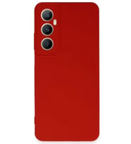 Newface Realme C65 Kılıf First Silikon - Kırmızı