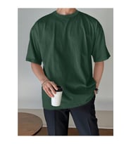 Erkek Bisiklet Yaka %100 Pamuk T-Shirt
