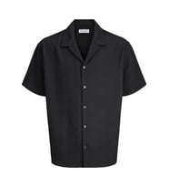 JACK JONES Erkek Rahat Kesim Kot Pantolon 12289086 (Siyah)