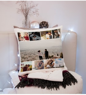 Sevgililer Gününe Özel Kişiye Özel 9 Fotoğraflı Yastık
