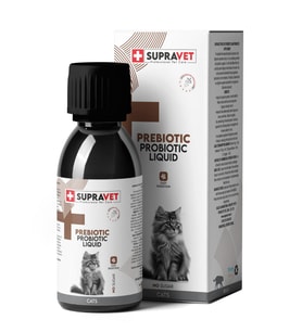 Supravet Kediler İçin Sıvı Prebiyotik Ve Probiyotik  Bağışıklık Güçlendirici Takviyesi 100 Ml