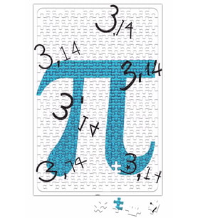 Pi Sayisi Mathematica Matematik Özel Tasarim Pi Günü Puzzle