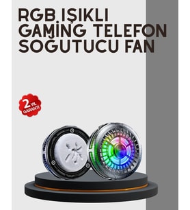 Rgb Telefon Fanı Sessiz Soğutucu Tüm Akıllı Telefonlara