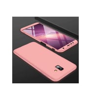 Samsung Galaxy J6 Plus Uyumlu Kılıf Zore Ays Kapak (Rose Gold Altın)