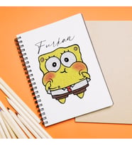 Sünger Bob Tasarımlı Defter Kişiye Özel