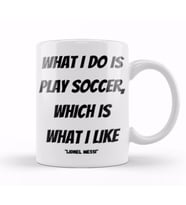 Lionel Messi Quotes Gifts Kupa Bardak Porselen