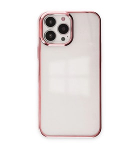 Apple İphone 14 Pro Max Kılıf Element Silikon - Pembe
