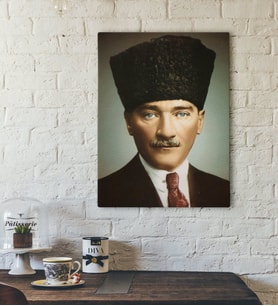 BK Home Atatürk Tasarımlı Kanvas Tablo-8