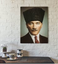 BK Home Atatürk Tasarımlı Kanvas Tablo-8