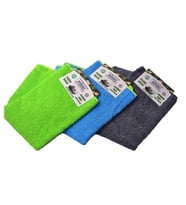 Wikro 50x70 CM Battal Boy İz Bırakmaz Mikrofiber Temizlik Bezi 3'lü Set
