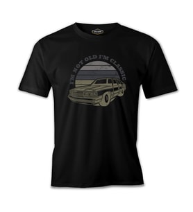 Classic Cars Not Old Siyah Erkek Tshirt