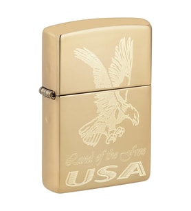 Zippo American Eagle, Land of The Free USA Çakmak - 49007-00062-MODEL12