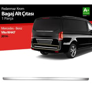 Mercedes Vito Uyumlu W447 Krom Bagaj Alt Çıtası 2014 Üzeri