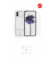 Nothing Phone 1 360 Derece Full Body Kaplama Ön Arka ve Yanlar Dahil Koruyucu Hd Film