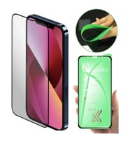Apple iPhone 12 Pro Max Ekran Koruyucu Seramik Nano Cam Esnek Tam Full Kaplayan Kırılmaz