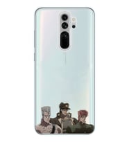 Xiaomi Redmi Note 8 PRO Uyumlu JoJo's Bizarre Adventure Tasarımlı Şeffaf Telefon Kılıfı