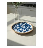 Mango Agacı Servis Tabağı & Sunum Tabağı 25 Cm Desenli