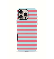 iPhone 16 Pro Max Vorian Çift Katmanlı Kılıf Candy Horizon Stripe