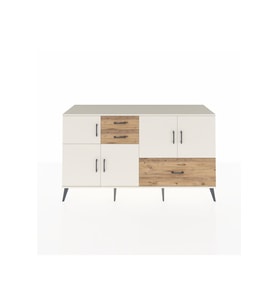 Kronos Konsol 5 Raflı 3 Çekmeceli 5 Kapaklı 176x59x99 Aytaşı-Aytaşı/Çam