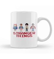 The Kids Of Stranger Things Pixellated Kupa Bardak Porselen