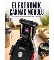 Şarjlı Çalışan El Feneri Elektronik Çakmak Emniyet Kemeri Kesici ve Tornida Uçlu