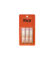 Rico RIA0325 Orange Box Soprano Saksafon Kamışı No: 2.5 (Orta Seviye/Eğitim) - 3'lü Paket  Standart Kesim, Kolay Çalım ve Dengeli Deneme Paketi