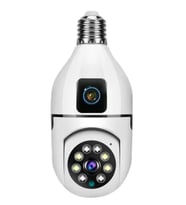 Çift Kameralı Duy Girişli Kablosuz WİFİ Kamera