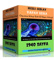 Hızlı Kolay Yapay Zeka Öğreten Kitap Seti (5 Süper Kitap)