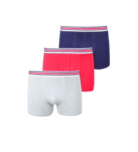 ALEXANDERGARDI 3'LÜ EKONOMİK BOXER SETİ (M0801) (Çok Renkli)