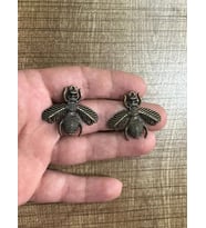 3X4 CM İKİLİ ÇELİK ARI APOLET ARMA OMUZ DİKİŞ HOBİ DİKİŞ AKSESUARI