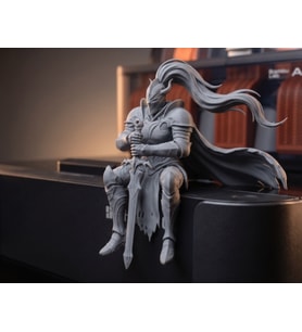 Dark Souls Tarzı Şövalye Figürü - Artorias Temalı 3D Baskı Koleksiyon Biblosu