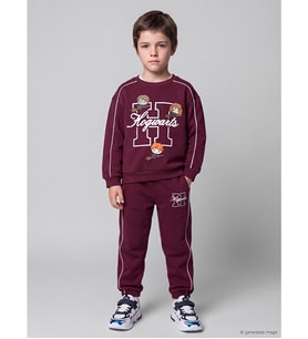 LCW Kids Bordo Harry Potter Baskılı Erkek Çocuk Takım