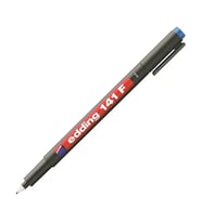 EDDİNG 141F ASETAT KALEMİ 0.6mm MAVİ