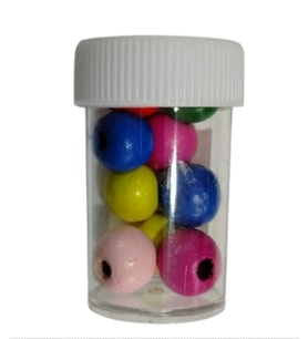 Misyon Ahşap Boncuk Renkli 15Mm - 3 kutu