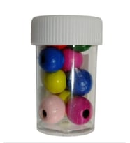 Misyon Ahşap Boncuk Renkli 15Mm - 3 kutu
