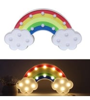 Led Işıklı Gökkuşağı Gece Lambası (Çok Renkli)