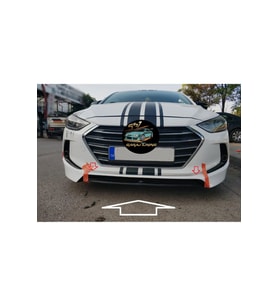 HYUNDAİ ELANTRA GT ÖN TAMPON EKİ (2016-2018) FİBERGLASS BOYASIZ