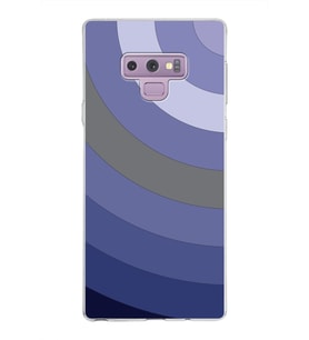 Samsung Galaxy Note 9 Kapak Renk Cümbüşü Tasarımlı Şeffaf Silikon Kılıf