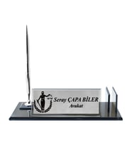 Kişiye Özel Tasarım Kristal İsimlik Ofis İsimliği Yönetici İsimliği Masa İsimliği