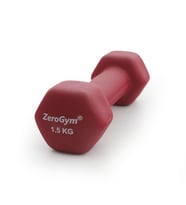 Zerogym Neopren Kaplı  İçi Demir Dambıl 1,5 kg Mor 1 Adet
